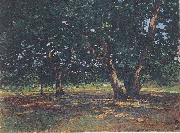 Claude Monet Wald von Fontainbleau USA oil painting artist